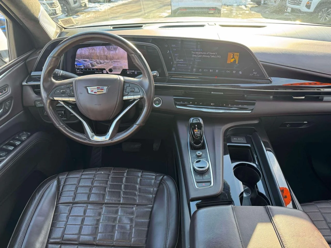 Used 2023 Crystal White Tricoat Cadillac 4WD Sport Platinum image 18