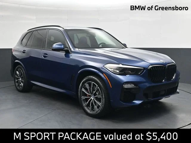 Used 2021 Blue BMW xDrive40i image 1