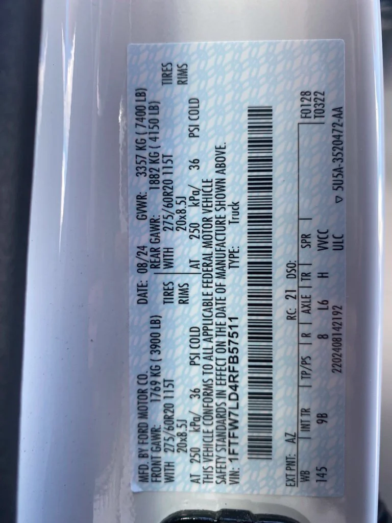 Used 2024 White Ford Platinum image 38