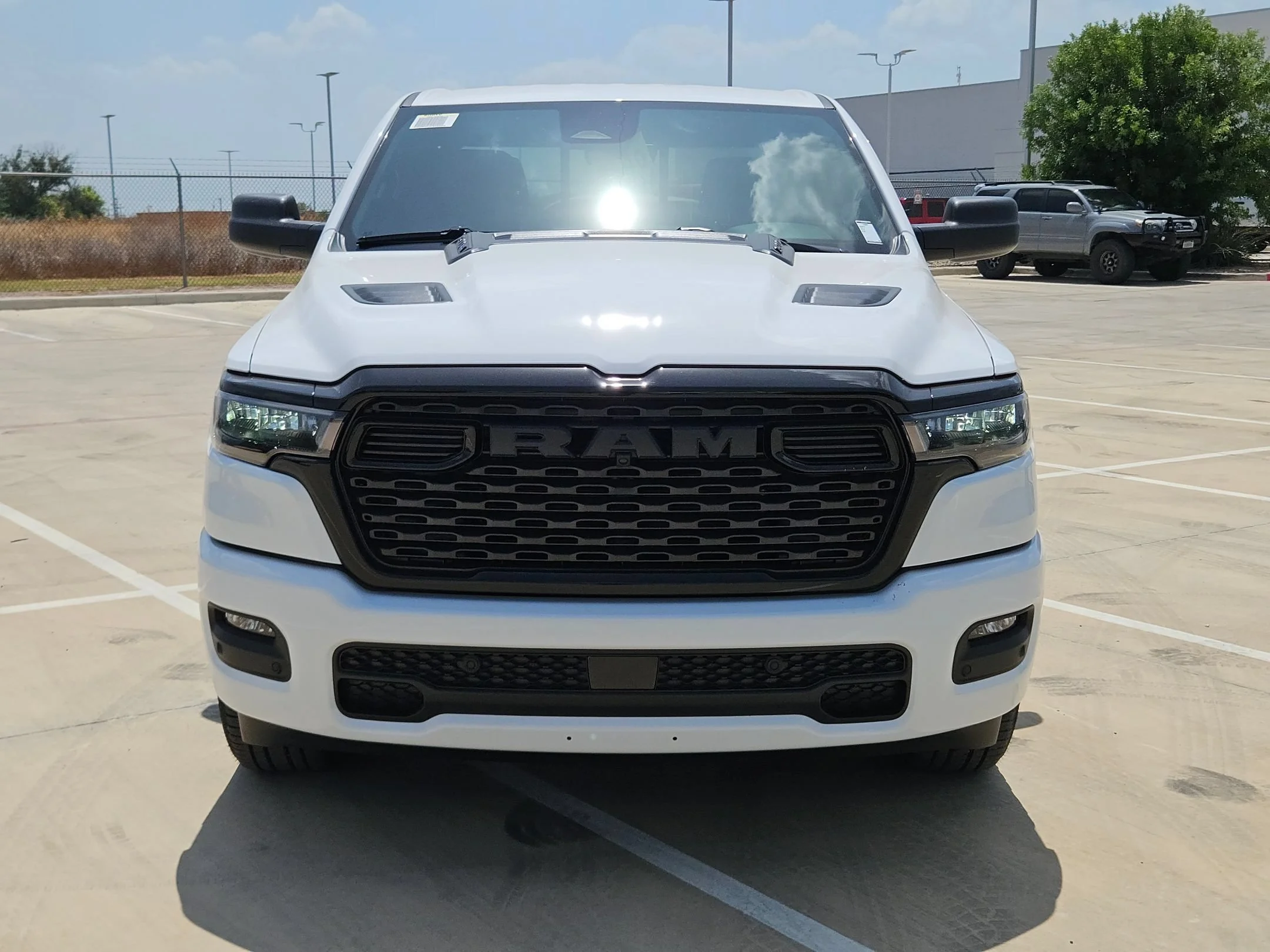 New 2026 Bright White Clearcoat RAM Black Express image 8