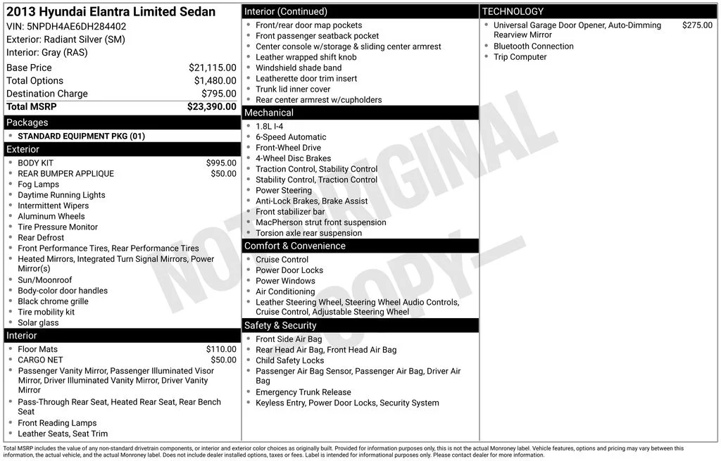 Used 2013 Silver Hyundai Limited image 3