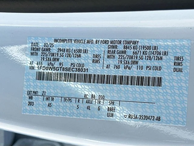New 2025 Oxford White Ford XL KNAPHEIDE 11