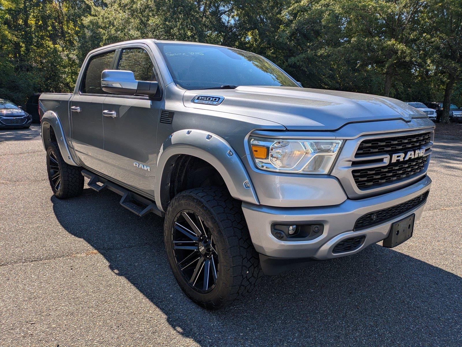Used 2022 Billet Silver Metallic Clearcoat Ram Big Horn image 1