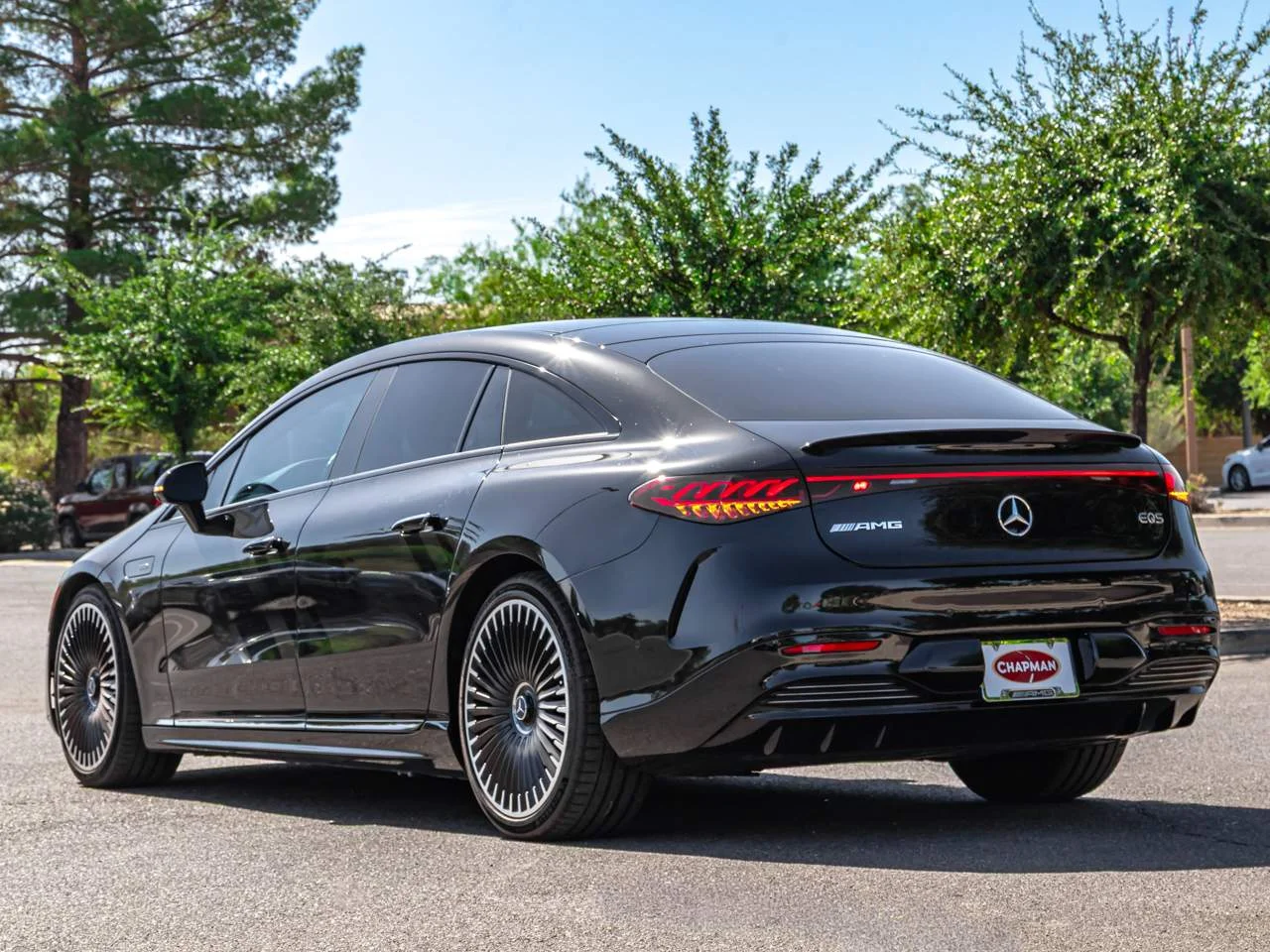 Used 2022 Obsidian Black Metallic Mercedes-Benz AMG® EQS image 6