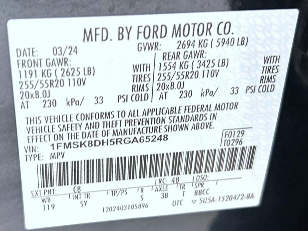 Used 2024 Blue Ford XLT image 28
