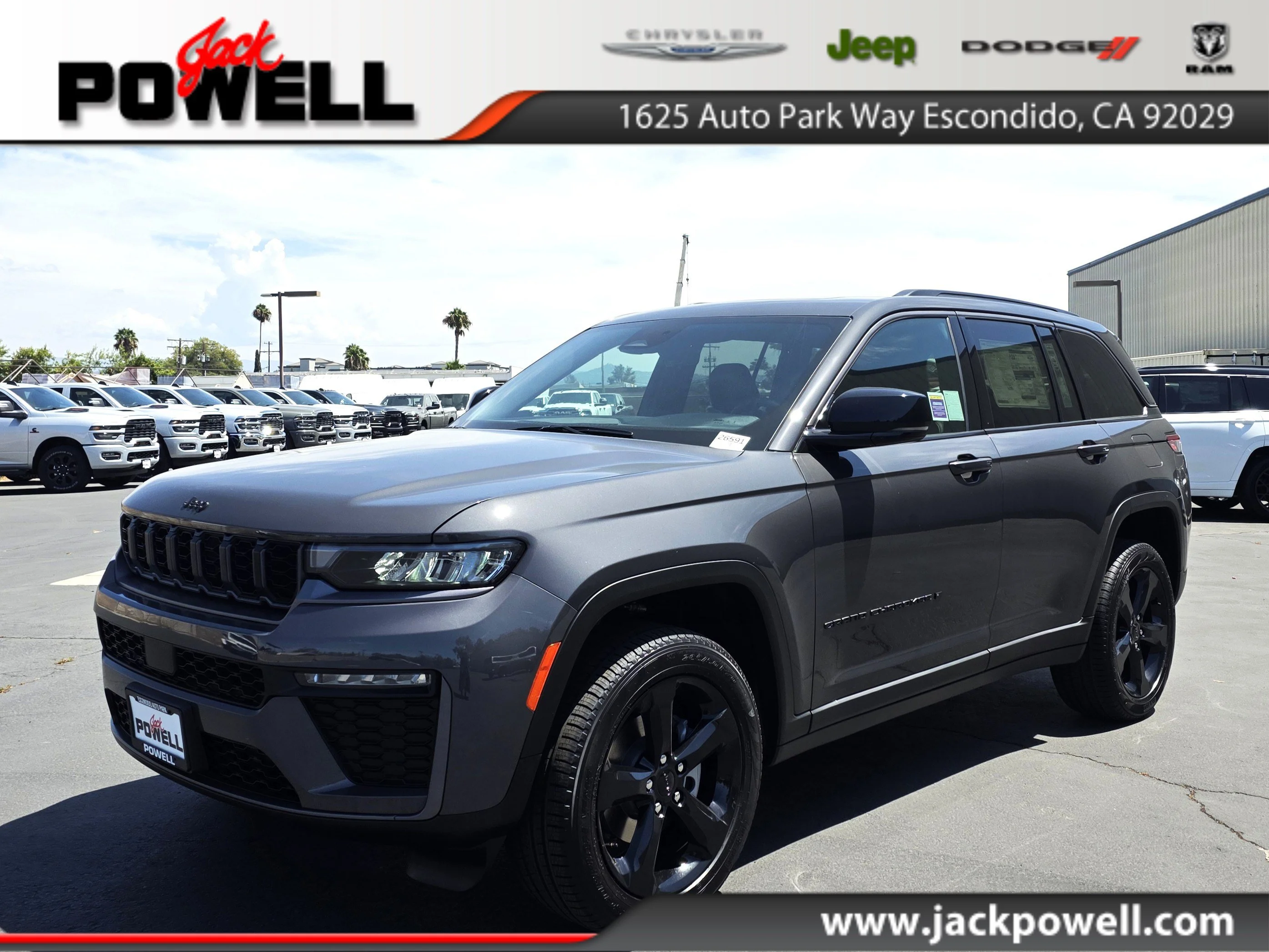 New 2026 Gray Metallic Jeep Limited image 1