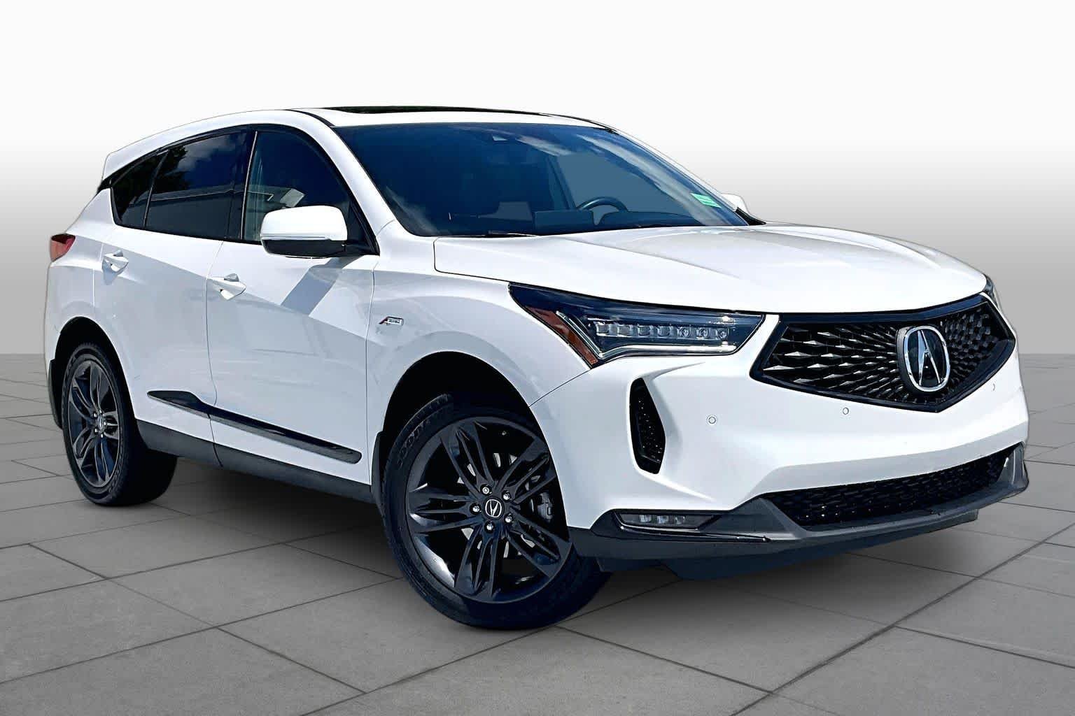 Used 2023 Platinum White Pearl Acura w/A-Spec Package image 3