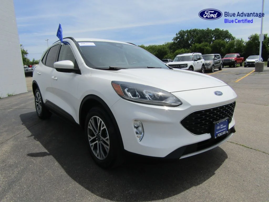 Certified Used 2021 Star White Ford SEL image 10