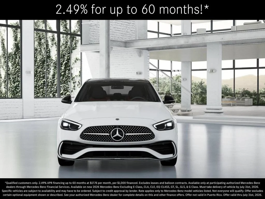 New 2026 Polar White Mercedes-Benz C 300 image 49
