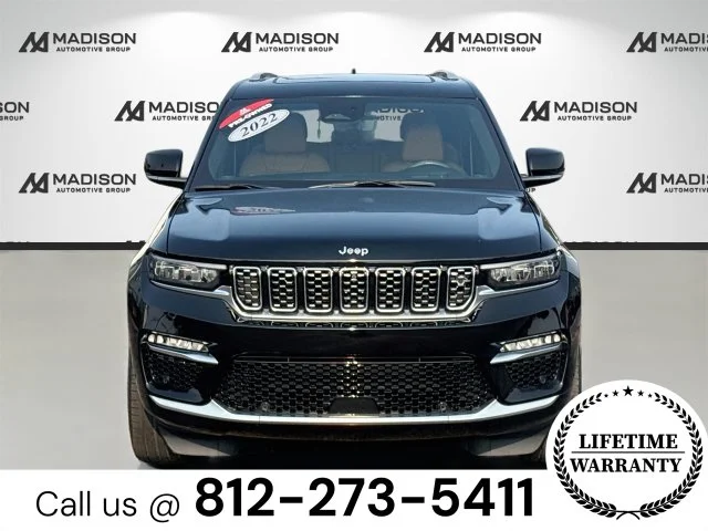 Certified Used 2022 Black Jeep Summit Reserve image 2