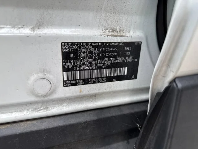 Used 2021 Super White Toyota LE image 16