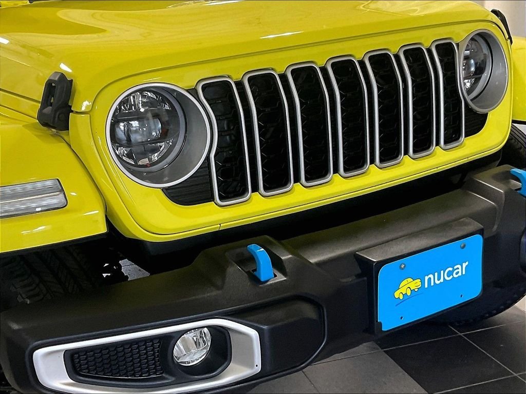 Used 2024 Yellow Jeep Sahara 4xe image 31