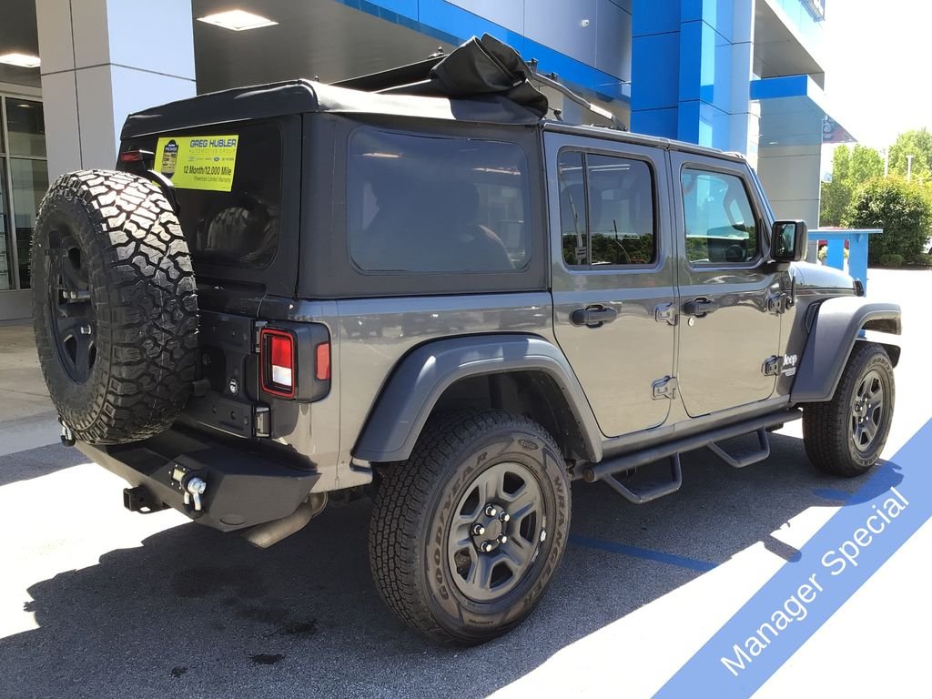 Used 2019 Gray Jeep Unlimited Sport image 7