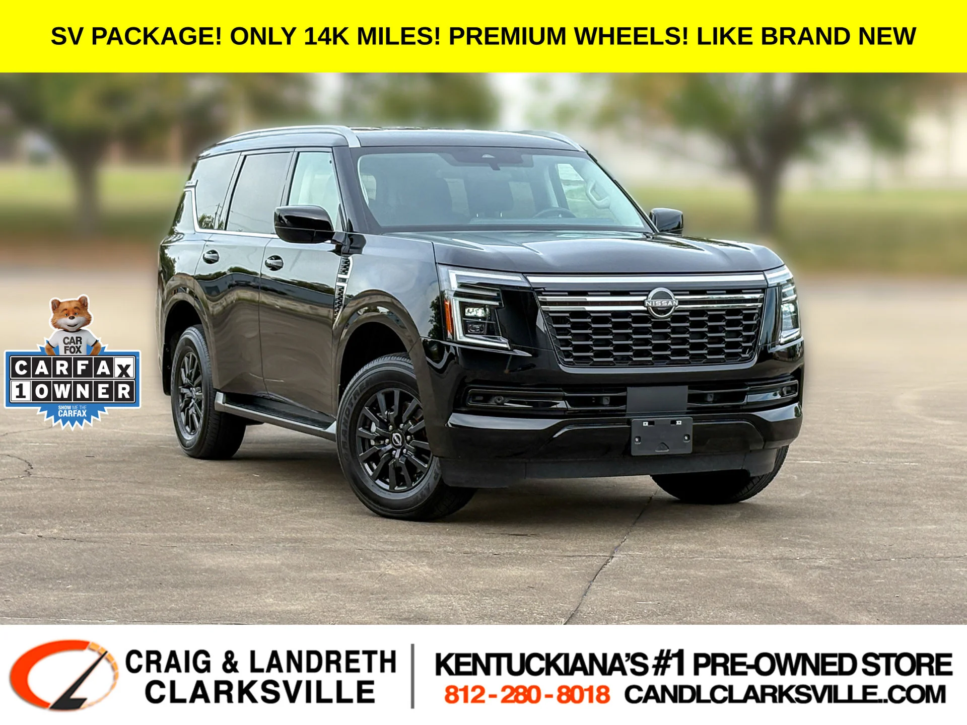 Used 2025 Black Nissan SV image 1