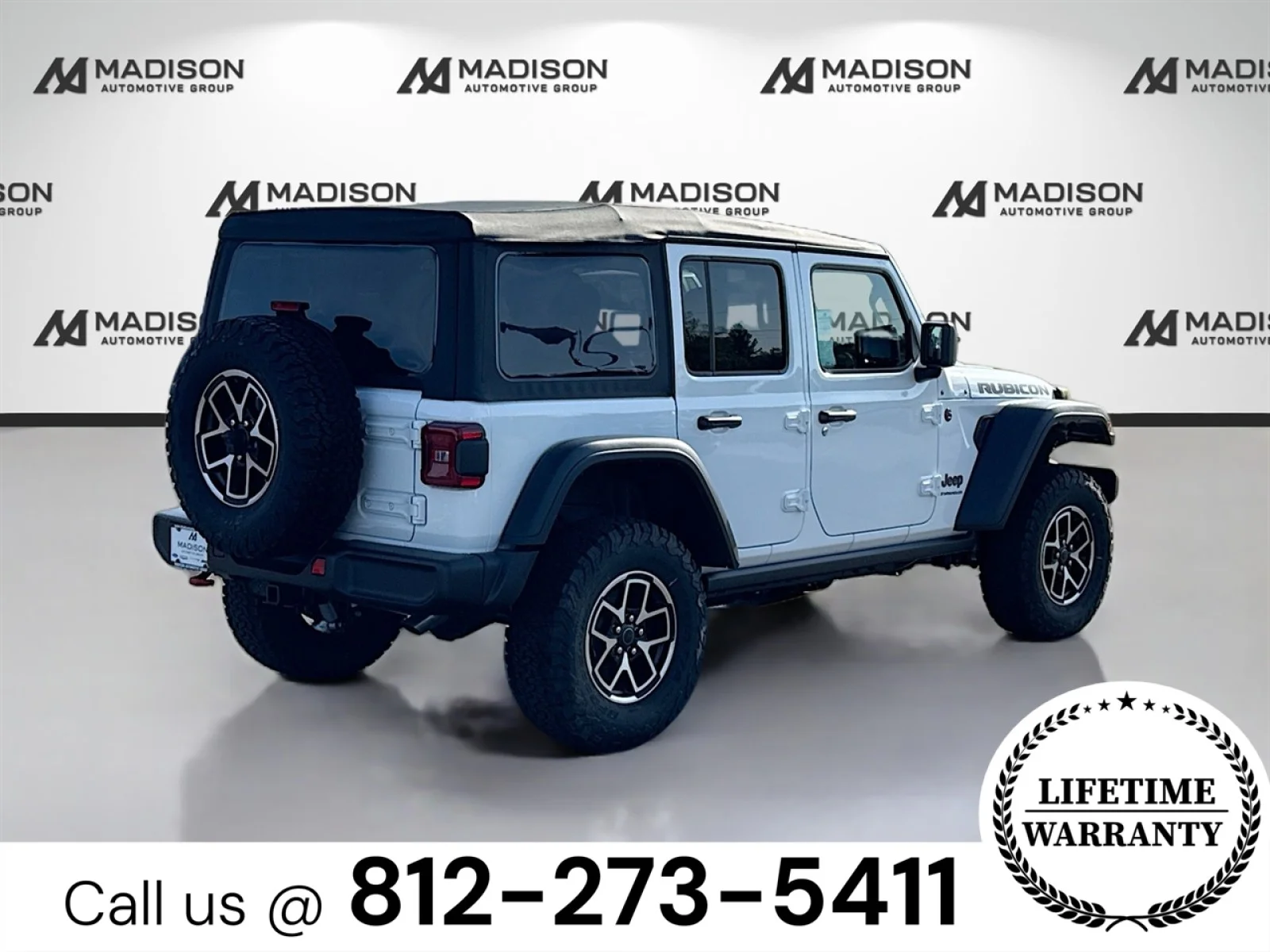 New 2026 Bright White Clearcoat Jeep Rubicon image 5