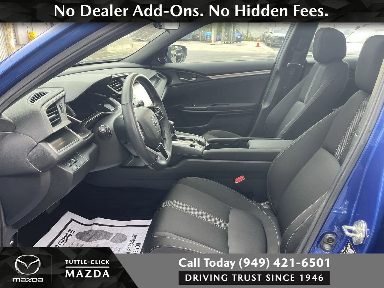 Used 2020 Blue Honda EX image 27