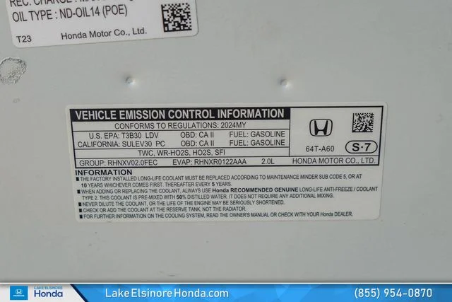 Used 2024 Platinum White Pearl Honda Sport image 31