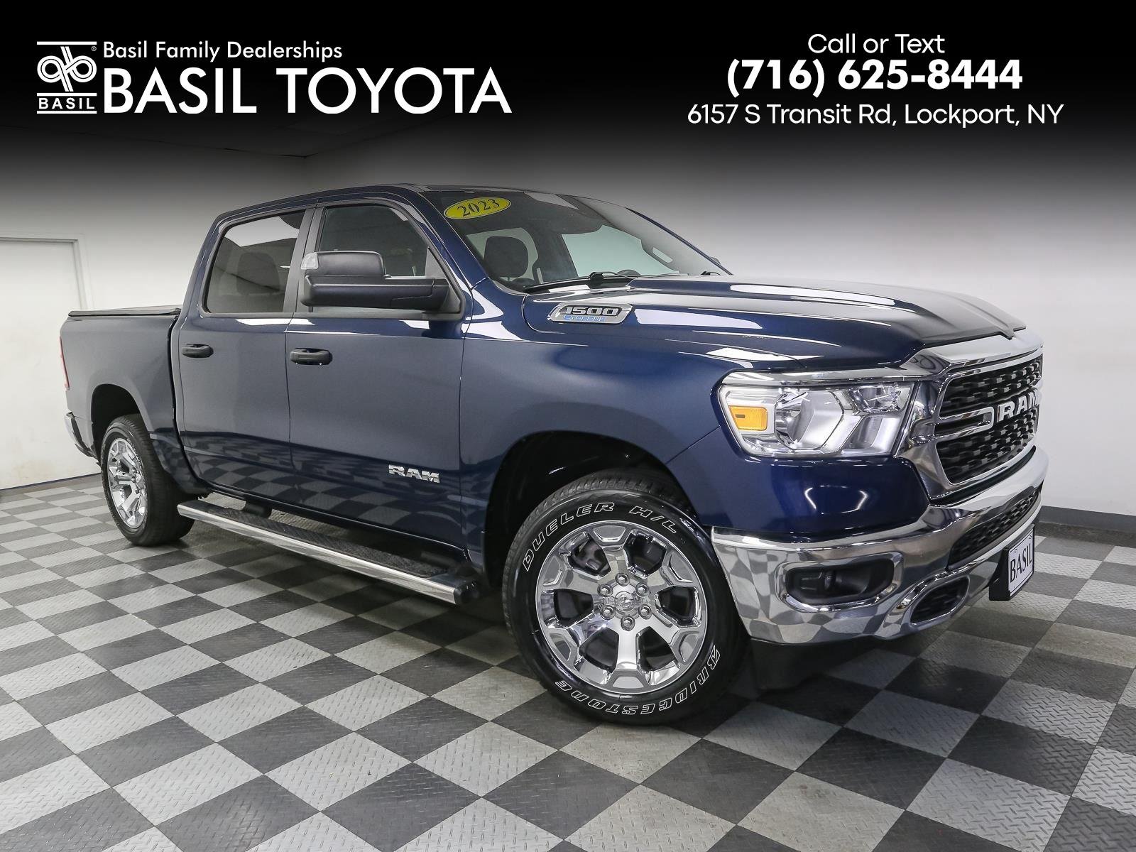 Used 2023 Patriot Blue Pearlcoat Ram Big Horn image 1