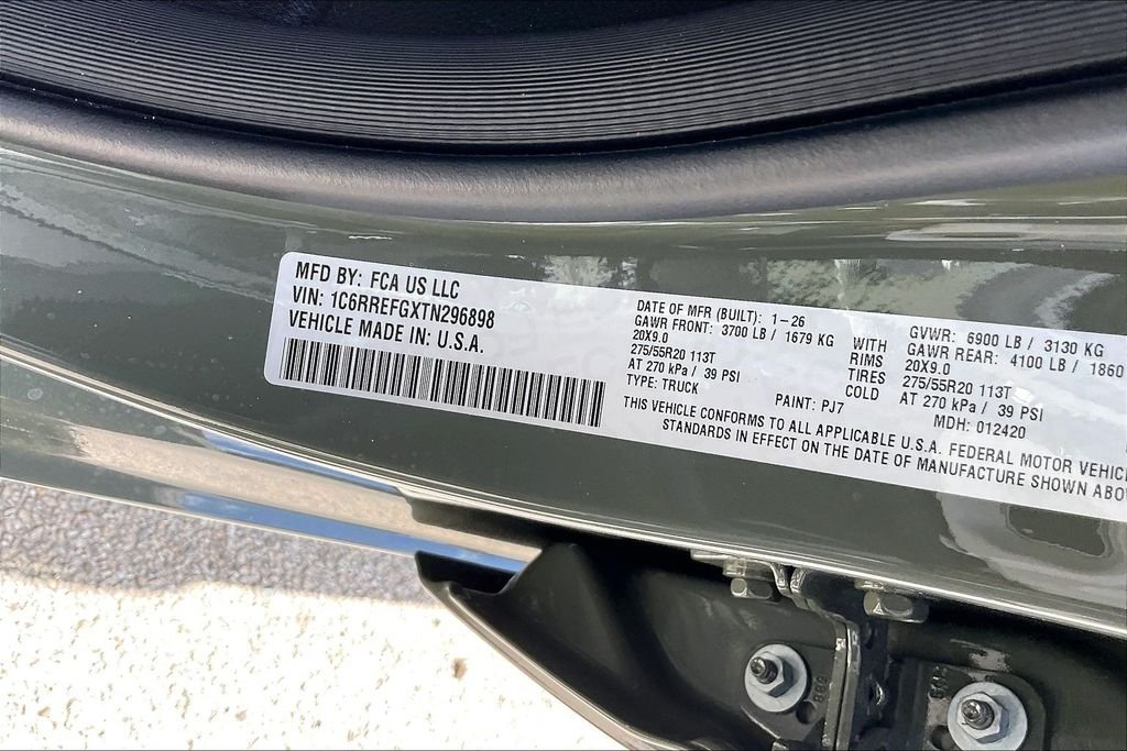 New 2026 Ram 1500 Big Horn/Lone Star 4D Crew Cab