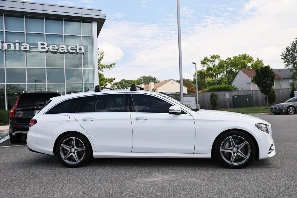 Used 2017 designo Diamond White Metallic Mercedes-Benz E 400 image 4