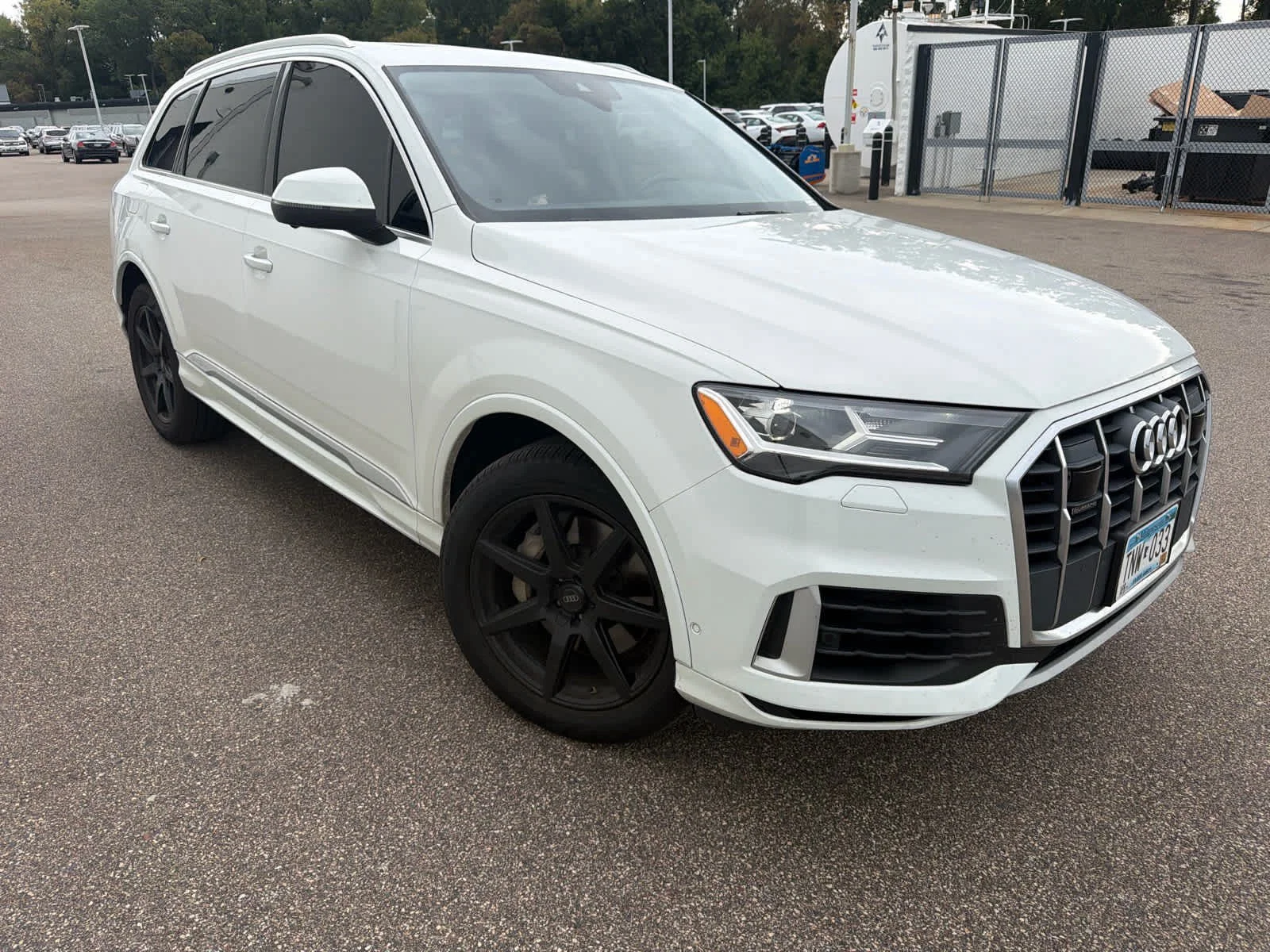 Used 2022 Glacier White Metallic Audi Premium Plus image 4