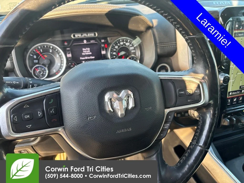 Used 2020 Bright White Clearcoat Ram Laramie image 14
