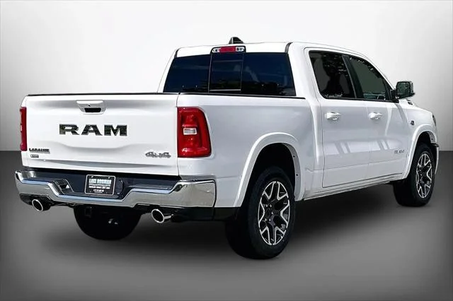 New 2026 Ivory White Tri-Coat Pearl-Coat Exterior Paint RAM LARAMIE image 8