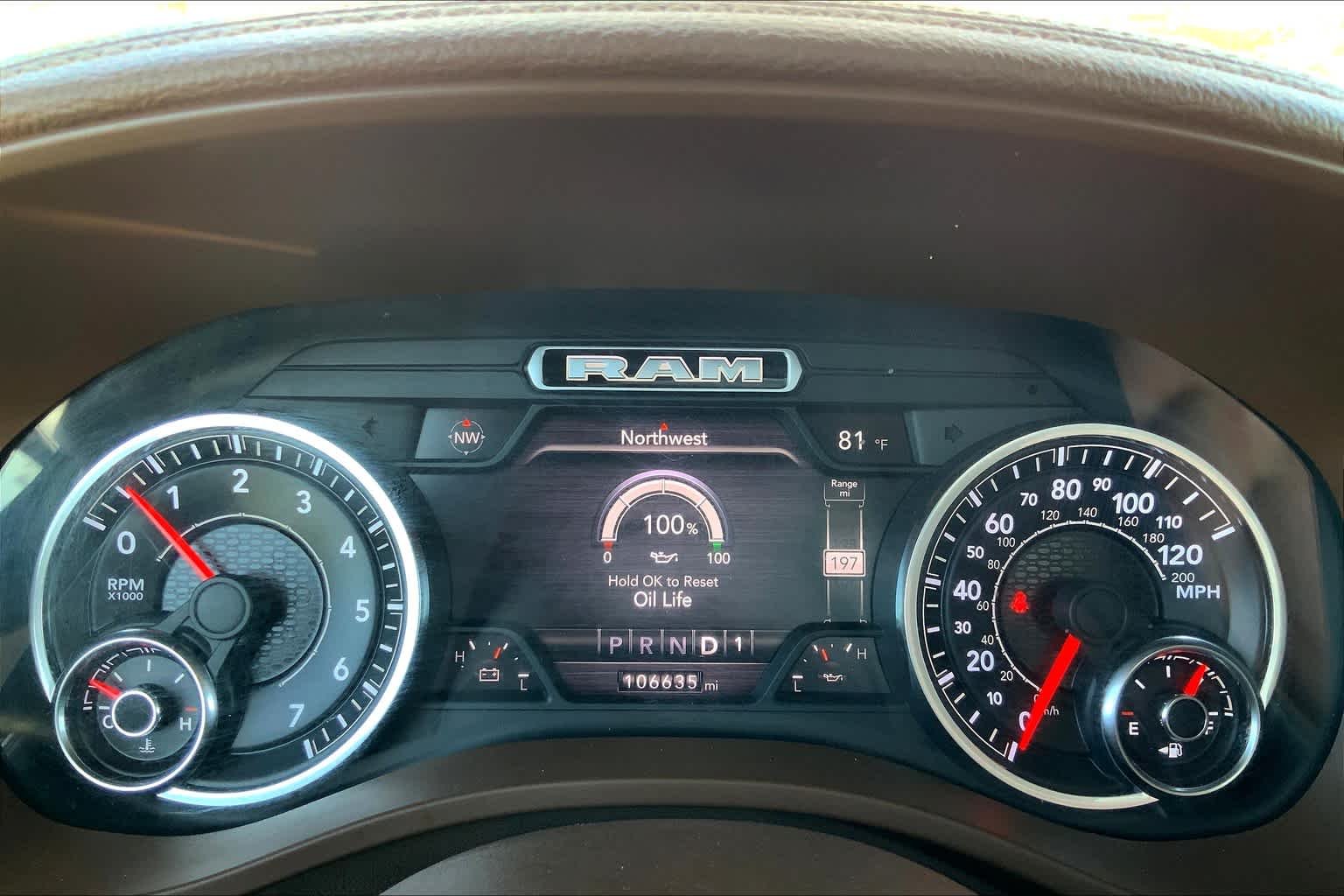 Used 2020 Bright White Clearcoat Ram Laramie image 26