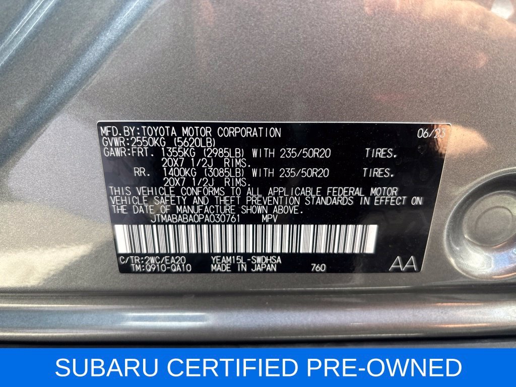 Used 2023 Carbon Subaru Touring image 9