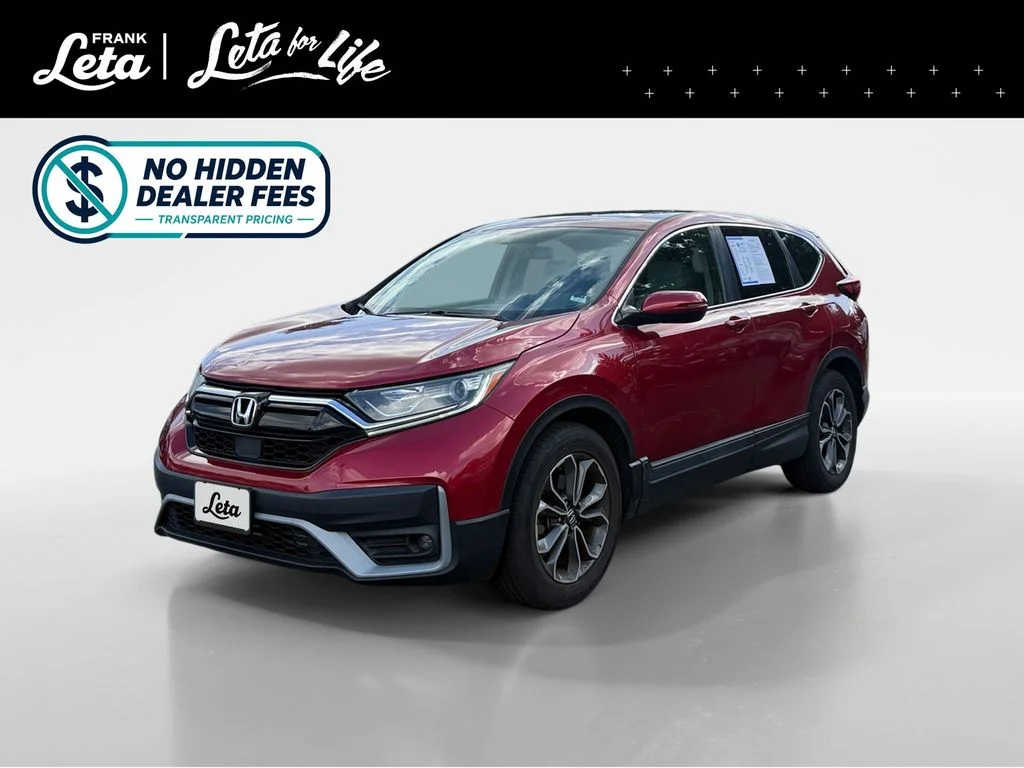 Certified Used 2020 Radiant Red Metallic Honda EX-L image 1