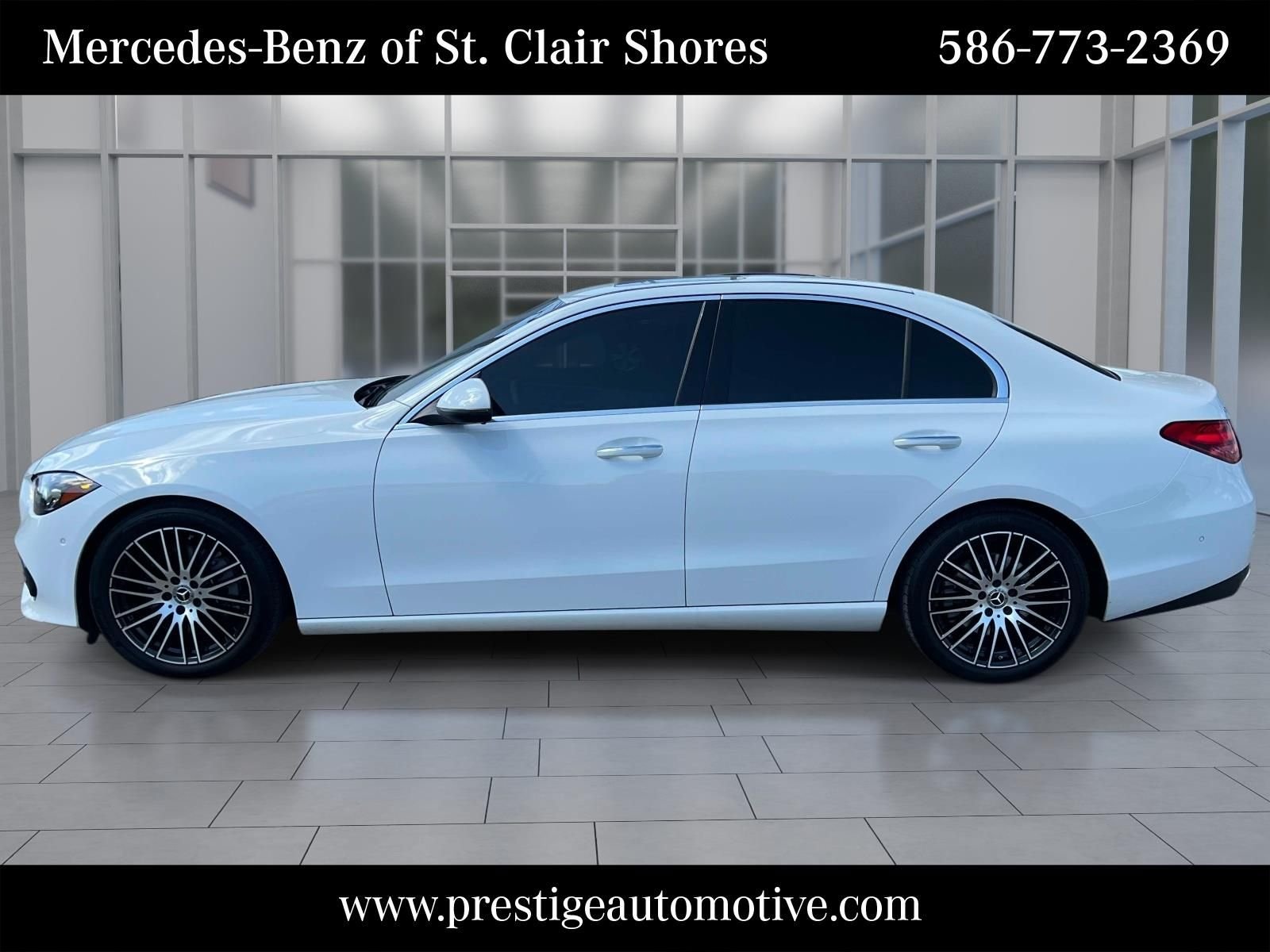 Certified Used 2023 White Mercedes-Benz C 300 image 2