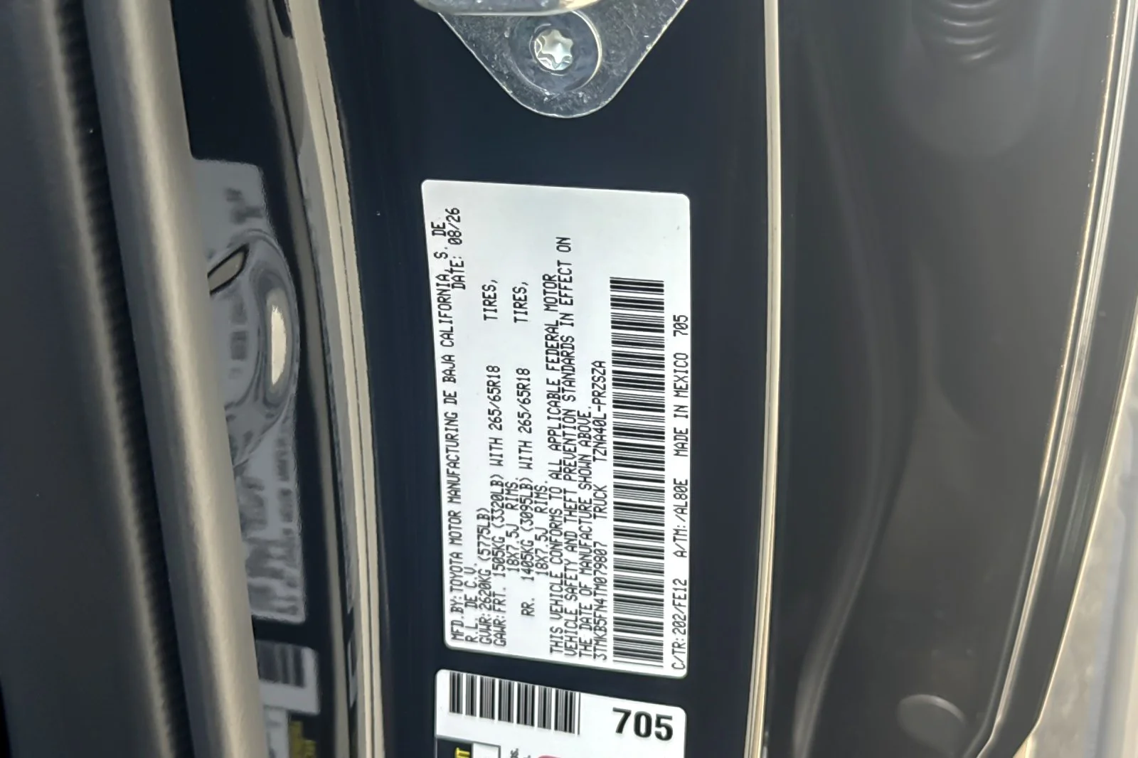 New 2026 Black Toyota  TRD Sport image 26