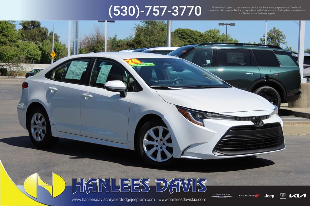 Used 2024 Beige Toyota LE image 1