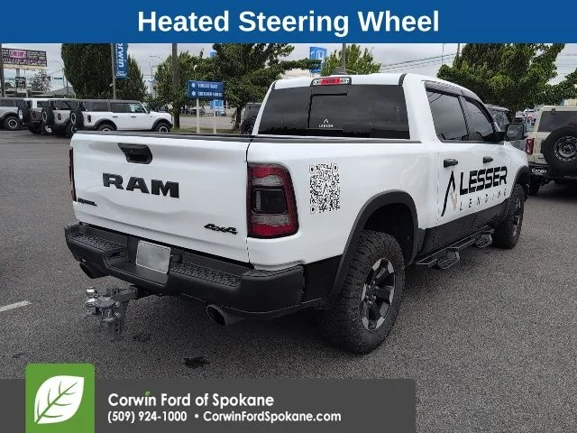 Used 2022 Bright White Clearcoat Ram Rebel image 5