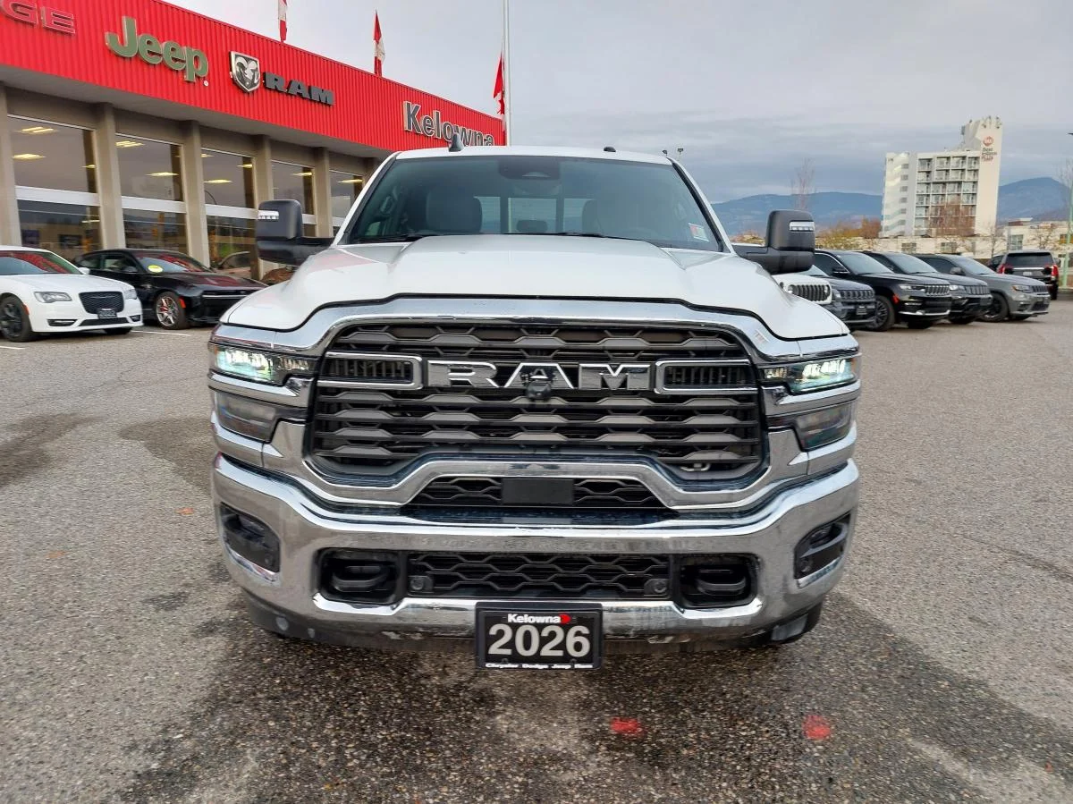 New 2026 White RAM Tradesman 4x4 Crew Cab 6