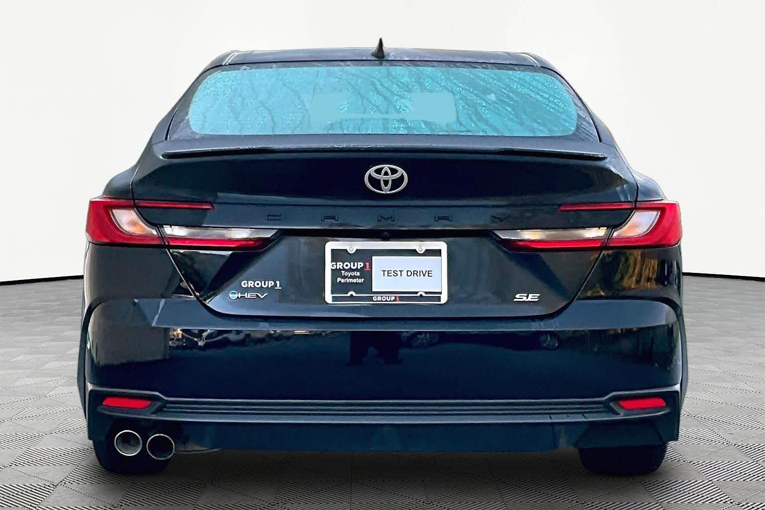 Used 2025 Midnight Black Metallic Toyota SE image 5