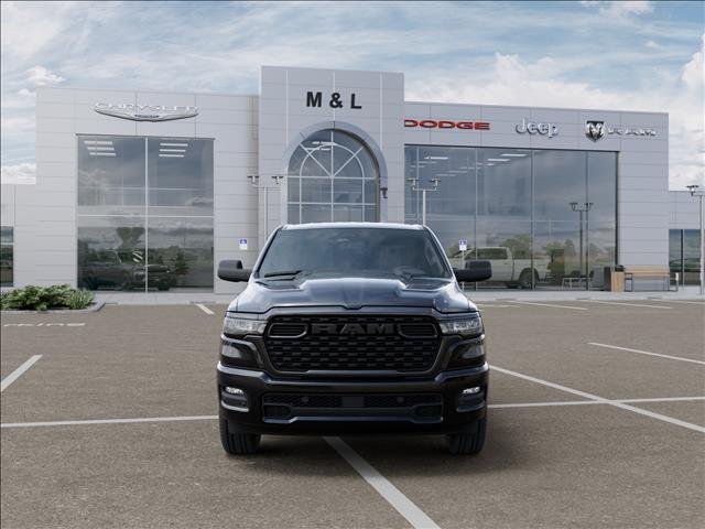 New 2026 Diamond Black Crystal Pearl-Coat Exterior Paint RAM Express Crew Cab 4x4 5