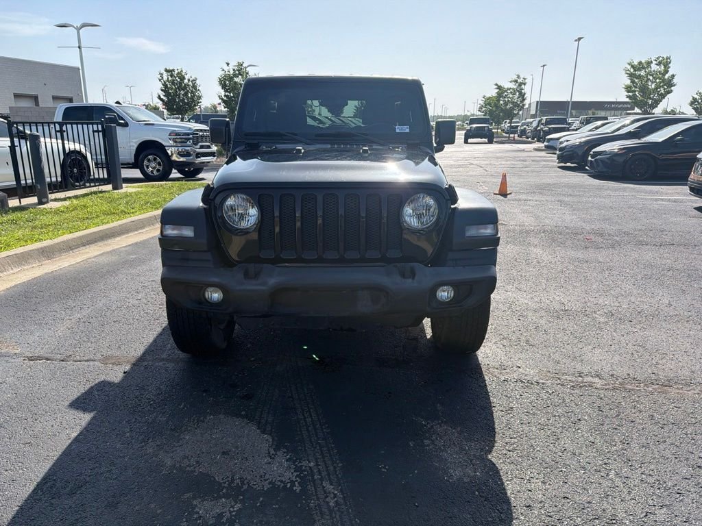 Used 2020 Jeep Wrangler Unlimited Sport S with VIN 1C4HJXDG8LW170947 for sale in Kansas City
