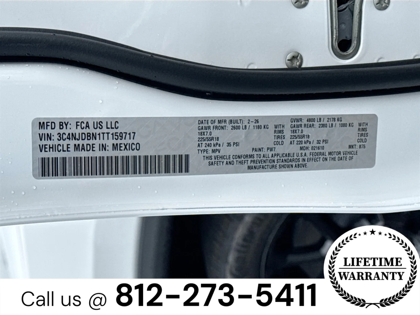 New 2026 Bright White Clearcoat Jeep Latitude Altitude image 33