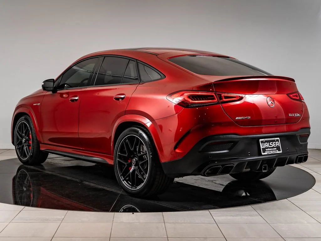Used 2021 Designo Cardinal Red Metallic Mercedes-Benz GLE 63 S AMG® image 6