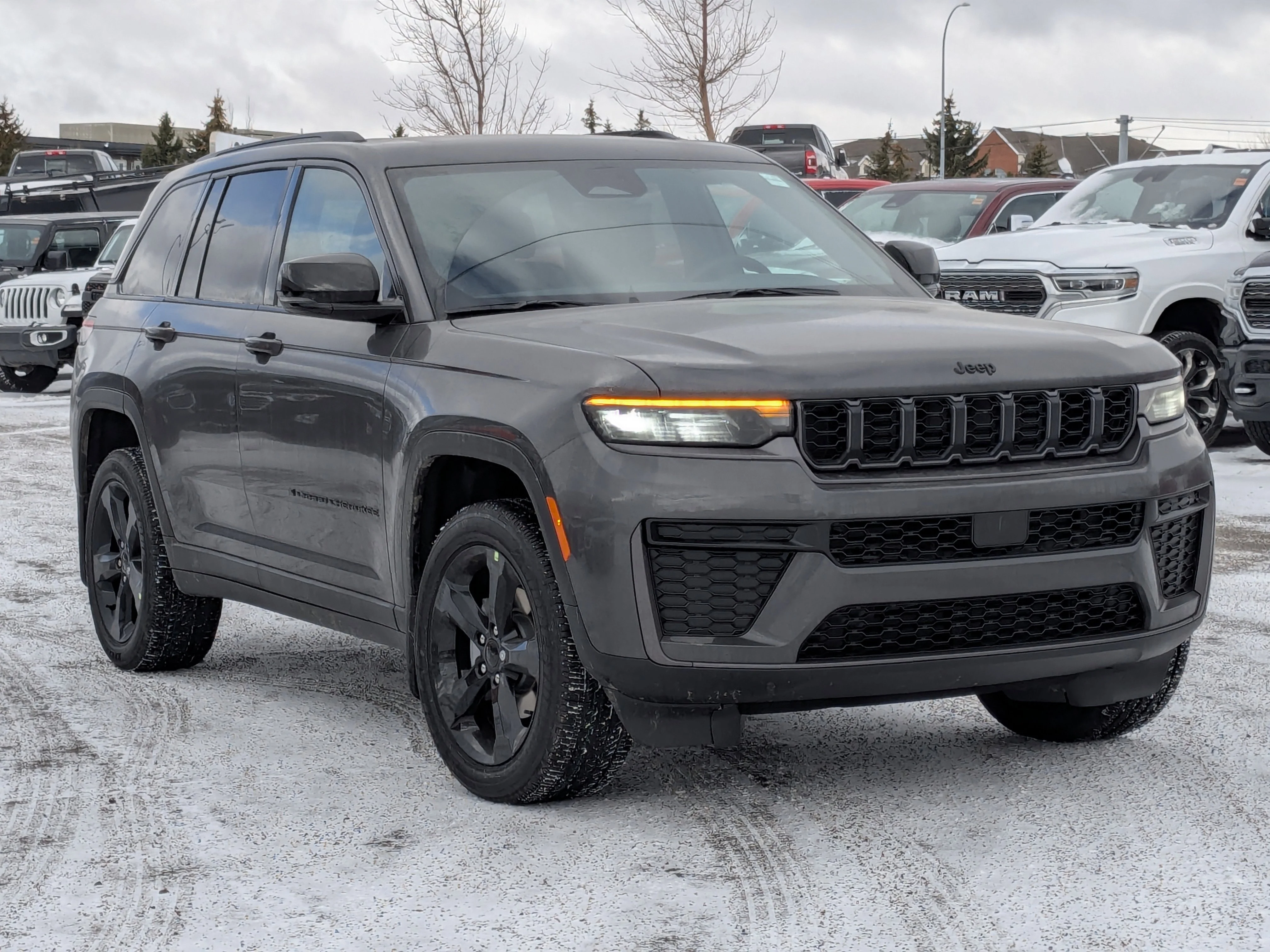 New 2026 Grey Jeep Altitude - - Altitude Appearance Package - Power Sunroof & More image 2
