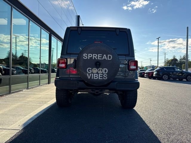 Used 2021 Gray Jeep Unlimited Sport S image 4