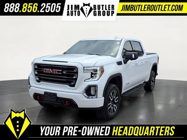 Used 2022 Summit White GMC AT4 image 1