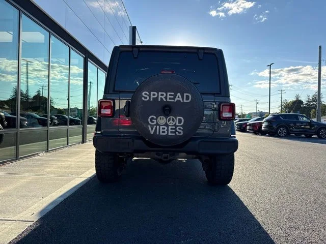 Used 2021 Gray Jeep Unlimited Sport S image 4