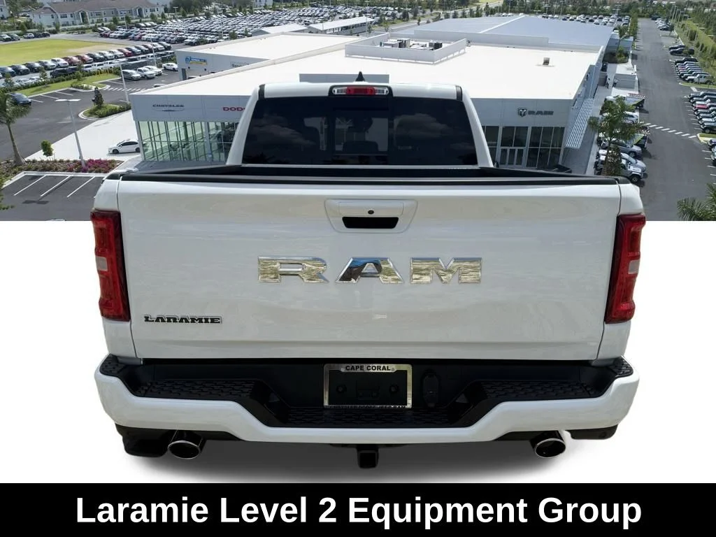 New 2026 Bright White Clear-Coat Exterior Paint RAM Laramie image 5