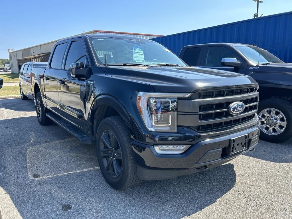 Used 2023 Agate Black Metallic Ford Lariat image 2