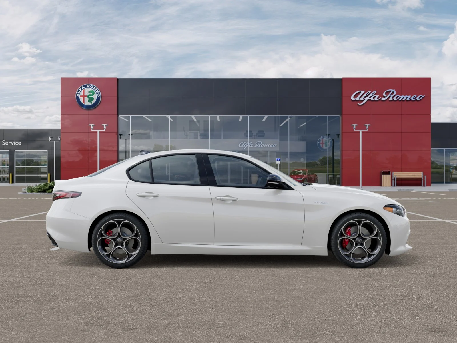 New 2025 Milano White Exterior Paint Alfa Romeo Base image 29