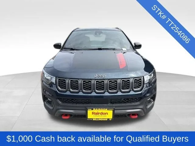 New 2026 Fathom Blue Pearl Coat Jeep Trailhawk image 2