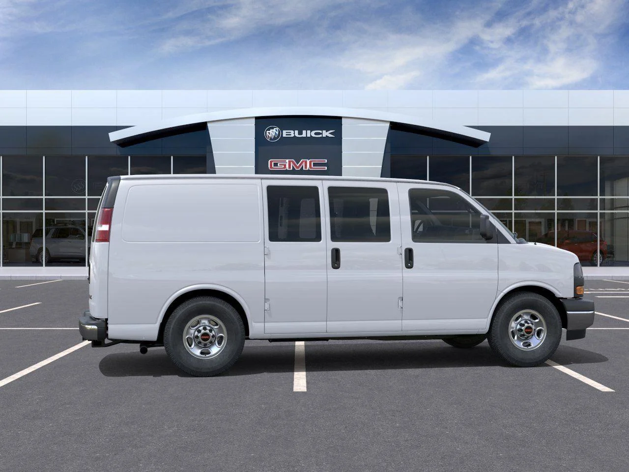 New 2026 Summit White GMC Work Van image 5