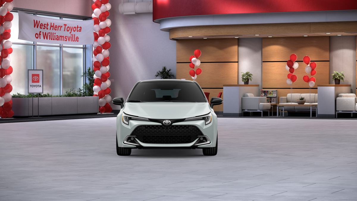 New 2026 Wind Chill Pearl with Midnight Black Metallic roof Toyota XSE image 17